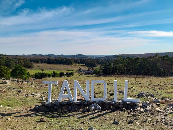 Vista aérea de las sierras de Tandil